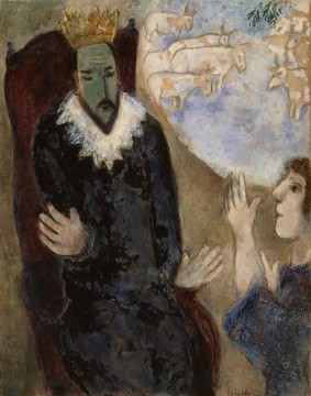  joseph - Joseph explains the dreams of Pharaoh contemporary Marc Chagall